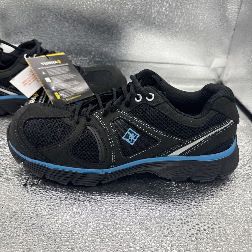 Terra Mens Size 8 M Protective Footwear Rubber Steel Toe Work Shoes Sneakers